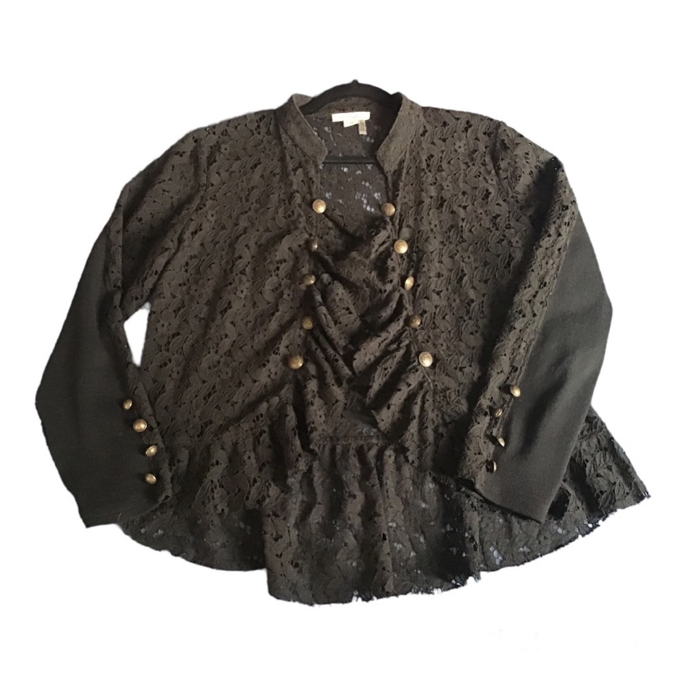 Simple Noelle Lace Cardigan Cover - Picture 2 of 7